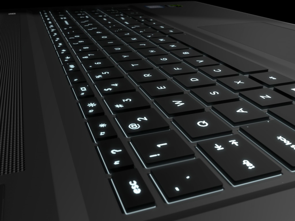 HP Pavilion Laptop 3D Model preview image 6